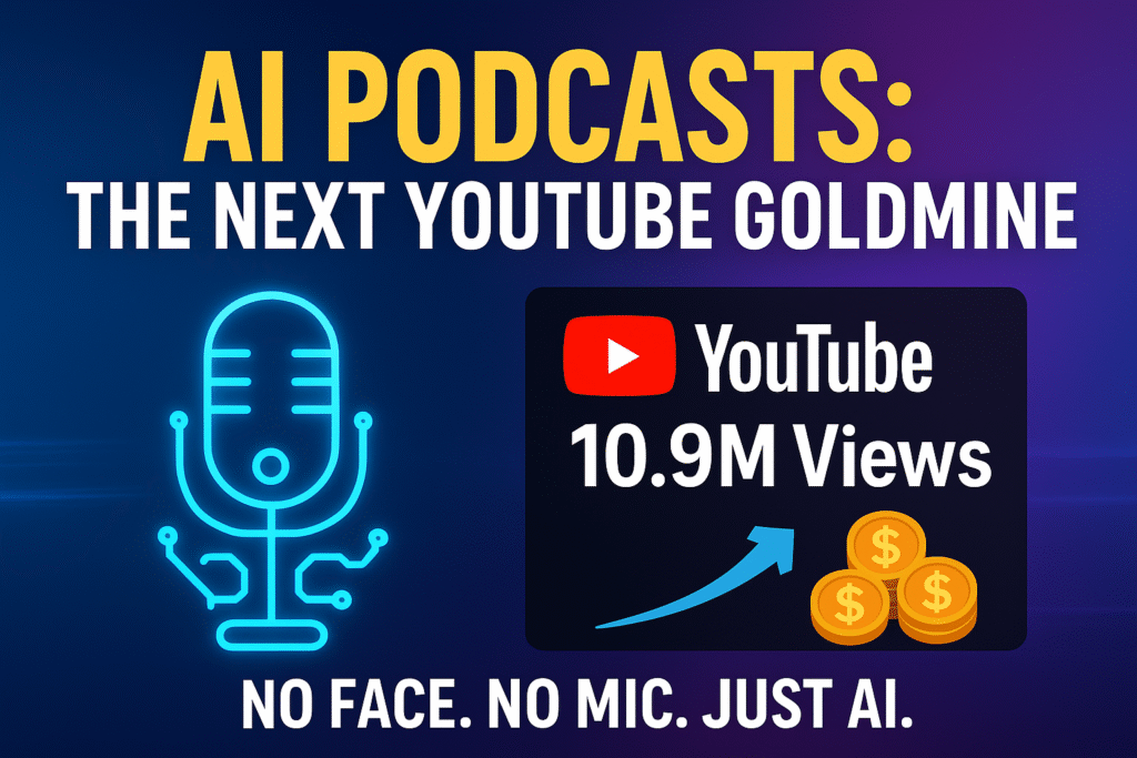 How AI-Generated Podcasts Are Making Creators Thousands on YouTube (Without Showing Their Face)